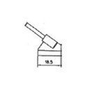 Weller WTAシリーズコテ先　ベント45° WTA-5