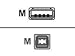 Electronics : 6' USB-A TO USB-B CABLE