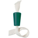 Green Ceramic Bottle Candle With Wick