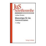 Klausurtipps f�r das Assessorexamenvon "Andreas Wimmer"