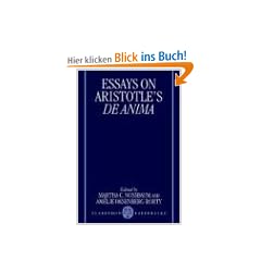 Essays on Aristotle's de Anima (Clarendon Aristotle Series)