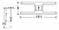 Music City Metals 11301 70401 Stainless Steel Burner Replacement for Select Gas Grill Models by Arkla, Charmglow and Others 11WYTyyOp9L Music City Metals 11301 70401 Stainless Steel Burner Replacement for Select Gas Grill Models by Arkla, Charmglow and Others