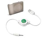 Apple iPod Shuffle 2nd Generation (1GB) FlexiSkin and miniSync Bundle (Coral Pink, Bold Orange)