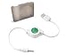 Apple iPod Shuffle 2nd Generation (1GB) FlexiSkin and miniSync Bundle (Future Blue, Frosted Clear)