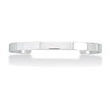 Flat Childs or Small Wrist Cuff Bracelet Sterling Silver