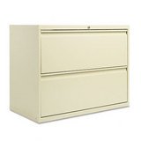 36 Wide Lateral File Cabinets, Two Drawer, Putty (ALELA523629PY)