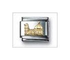 Sculpture Duomo Firenze No Color Classic Gold, Italian Charm by Nomination Charms