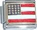 Jewelry : Clearly Charming United States FlagItalian Charm Bracelet Link