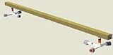 8 x 4 x 4 Suede Covered Balance Beam (12 High)