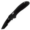 Griptilian Tanto, Black Handle, Black Blade, ComboEdge