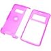 LG enV2 VX-9100 VX9100 TRANSLUCENT MAGENTA SNAP-ON CASE COVER WITH BELT CLIP Image