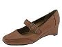 Easy Spirit Libby | Women's Dress Flat Shoes Medium Brown Leather