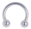00G SURGICAL STAINLESS STEEL CIRCULAR BARBELL W/ 5MM BALLS