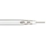1000 Feet RG-6 Quad Coaxial Cable (White)