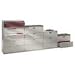 HON(R) 600, 42 Wide Lateral File, 5 Drawers, 67H x 42W x 19 1/4D, Light Gray