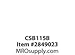 CPR-WDK CSB115B Switch Toggle SP 15A 120/277V B/Swire BR