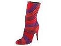 BRUNO MAGLI Latifah | Women's Dress Zip Boots Ruby Red Suede Combo
