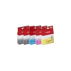 5 Original Canon Patronen ( PGI-5bk, CLI8bk, CLI8cy,CLI8ma,CLI8ye) f�r diese Drucker:IP3300;IP3500;IP4200;IP4300; IP4500;IP5200;IP5200R;IP5300; IP6600;IP6700D;IP8500; MX700;MX850; MP500; MP510;MP520;MP530;MP600; MP600R; MP610;MP800;MP800R; MP810;MP830;MP950;MP960;MP970; Pro9000; IX4000;IX5000