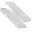 Clip for Two LC Simplex Fiber Optic Connectors, Clear