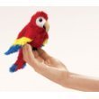 Folkmanis Mini Scarlet Macaw Finger Puppet