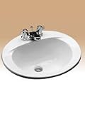 TOTO 20X17 ADA 4' Self-Rimming Lavatory COTTON WHITE