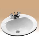 TOTO 20X17 ADA 4' Self-Rimming Lavatory COTTON WHITE