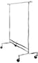 Single Hangrail Rolling Rack Square Tubing