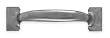 Battalion 1WAE3 Weldable Door Pull, Steel, 6 1/4 In L