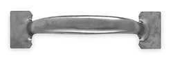 Battalion 1WAE3 Weldable Door Pull, Steel, 6 1/4 In L
