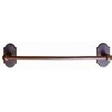 30 Towel Bar in Sand Cast Bronze (Rosette #1)