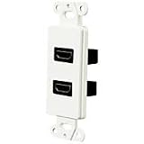 Image of PRO-WIRE IWM-HDMI 2 Dual HDMI 1.4 Ready Wall Plate (White)
