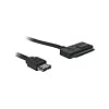 DeLOCK Cable Power Over eSATA > SATA 22pin - Cable SATA (Negro) , color: Black