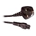 Videk - Power cable - BS 1363 (M) - IEC 320 EN 60320 C5 (F) - 2 m