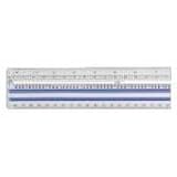 Westcott Data Processing Magnifying Ruler, 15 Long ACM40711