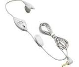 LG OEM Original EarBud Hands Free Headset Fits Any Phone With A 2.5MM Jack, This OEM Grey earpiece provides maximum comfort and style while remaining totally concealed. It also offers convenient hands-free operation of your phone. OEM (Original Equipment Manufacturer) hands-free OEM Grey earpiece made by LG High quality and super clear sound. Built-in microphone on cord. On Off Button for easy call answering.