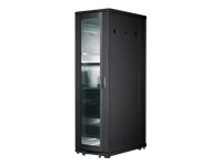 DIGITUS Serverschrank 48,3cm 19Zoll 42HE schwarz RAL9005 2050x800x1000mm Glas Tuer inkl.28 Preisvergleich