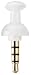 Switcheasy ThumbTacks Microphone for iPod Nano 4G, Touch 2G, and&nbsp;iPad&nbsp; (White)