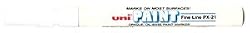 Uni PX-21 White Fine Point Oil Base Paint Marker (1-Each)