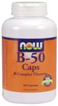 Vitamin B-50 Caps by NOW Foods - (250 Capsules)