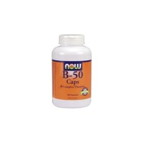 Vitamin B-50 Caps by NOW Foods - (250 Capsules)
