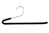 Open End Trouser Hangers, Set of Three (Black) (6.5 H x 14.5 W x 0.5 D - each)
