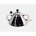 Alessi Sugar Bowl & Spoon, White Ivory, (9097 WI)