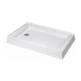DreamLine SHTR-1034482-00 Quad Shower Enclosure Tray, Right-hand drain, White