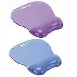 Gel Mouse Pad and Wrist Rest, 8-1/4w x 9-5/8d x 1-1/8h, Purple