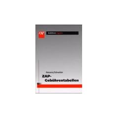 ZAP-Geb�hrentabellen
