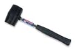 Westward 4YR61 Mallet, Rubber, 1 Lb, Steel/Rubber