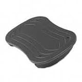 Rock N Stop Adjustable Foot Rest, 17 1/2 W x 11 1/2 D x 3 1/2 H, Black