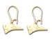 New England Patriots Team Logo Earrings In 14kt title=