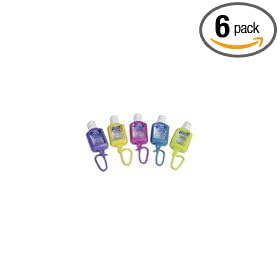 SIX PURELL Jelly Wraps with .5 oz Purell Bottle