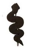 Snake silhouette Antenna Topper